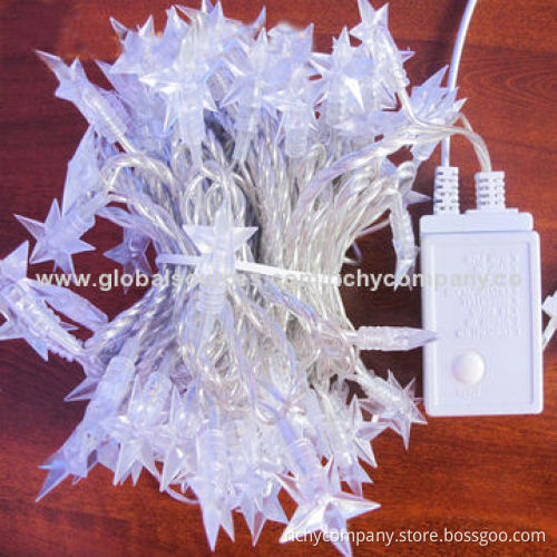 Christmas lights, 10m 100 pentastar LEDs string light